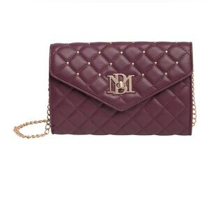Badgley Mischka Diamond Quilt Convertible Crossbody Bag NWT